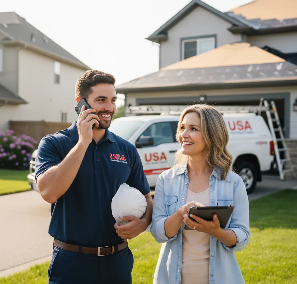 USA Roof Repair Experts customer support in Zapata